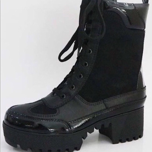 Platform Combat Boot - Picture 2 of 5